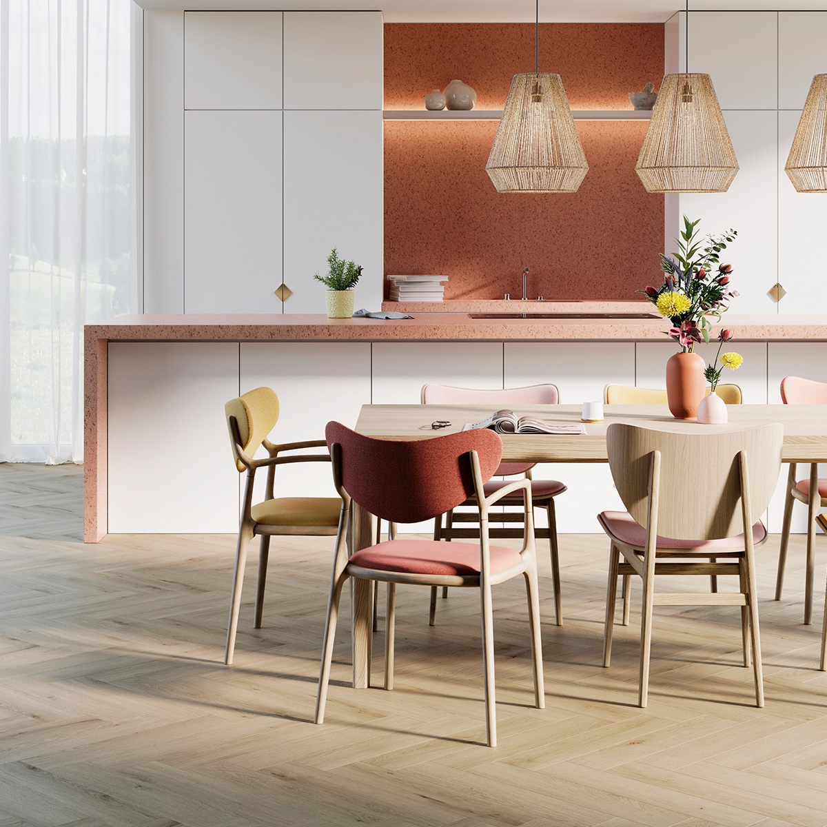 Panele winylowe SPC LVT Mantaro Hay PureCoat MAN HB-24-5614-IB Klasa 34 6.5 mm - obrazek 2