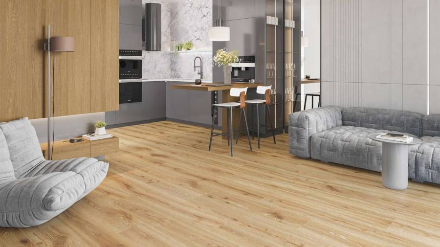 Panele winylowe SPC Dąb Pustynny DP5000007 Klasa 34 5 mm - obrazek 5