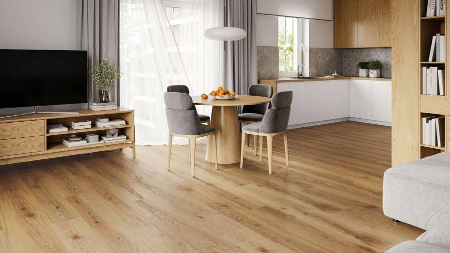 Panele winylowe SPC Dąb Cynamonowy DP0000009 Klasa 34 5 mm - obrazek 2