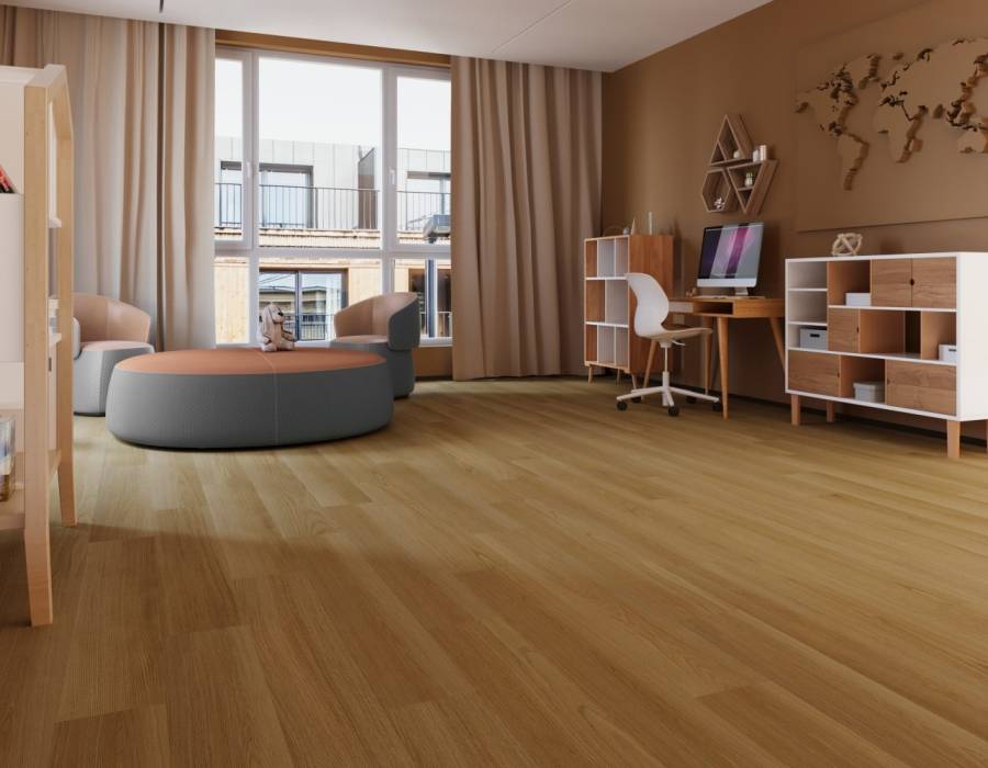 Panele winylowe ze zintegrowanym podkładem Dąb Pszeniczny DP3000020 Klasa 34 5.5 mm - obrazek 2